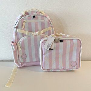Simple Modern Kids’ Backpack + Lunch Bag Set - Pink Stripe - New
